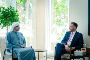 عبدالله بن زايد يستقبل وزير الخارجية البلجيكي في أبوظبي