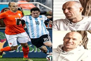 🗣️ أرجين روبن: "نحن الذين لعبنا كرة القدم في عصر ميسي، واجهنا مشكلة، وهذا غير عادل