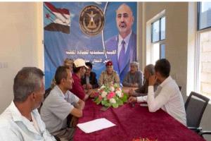 انتقالي الضالع ويونبس يبحثان التدخلات الخدمية والتنموية