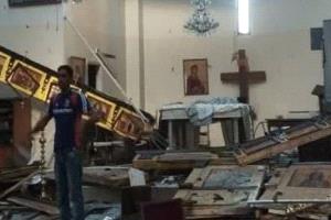 قتلى جراء تفجير انتحاري داخل كنيسة في ريف دمشق