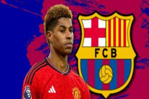 طلب برشلونة من راشفورد