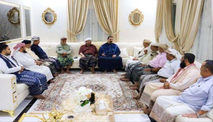 مشايخ قبائل يافع ساحل حضرموت يؤكدون دعم الانتقالي
