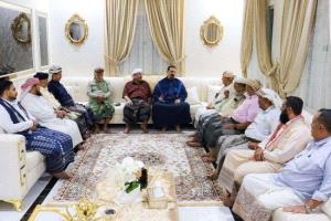 مشايخ قبائل يافع ساحل حضرموت يؤكدون دعم الانتقالي