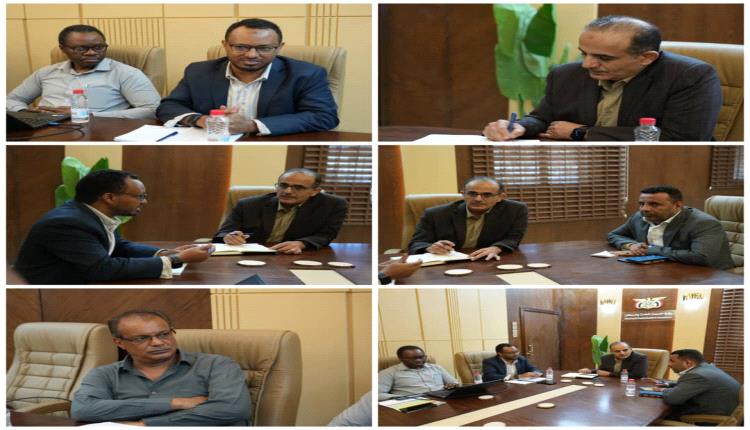 وزير الصحة يناقش مع فريق اليونيسيف تاثيرات خفظ التمويل للقطاع الصحي 