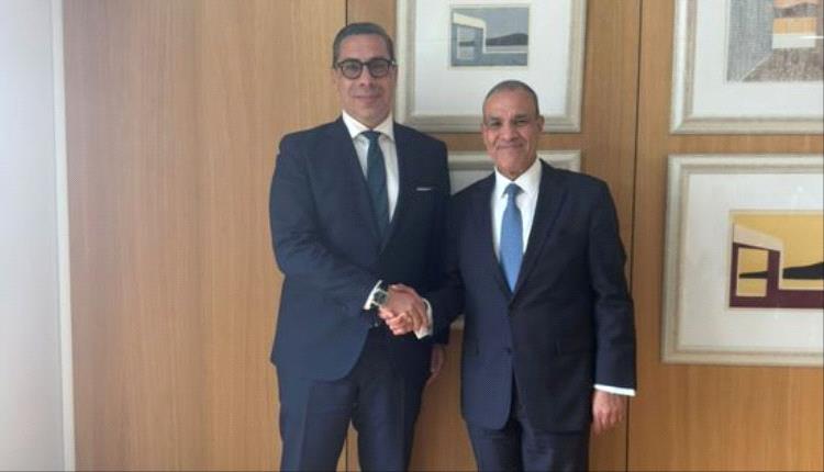 وزير الخارجية المصري يلتقى مع نظيره القبرصى في بروكسل