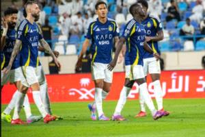 في غياب رونالدو.. نادي النصر يعادل أكبر فوز في تاريخ الدوري السعودي