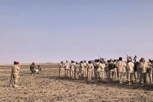 تدريبات بالذخيرة الحية في معسكر لواء حضرموت