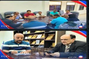 اجتماع هام لمجلس إدارة نادي نصر عدن برئاسة الأستاذ / عبود ناجي حسين