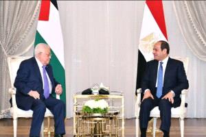 السيسي وعباس يبحثان في موسكو الأوضاع في غزة