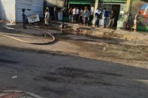 المنصورة.. اندلاع حريق في إحدى الكافتيريات بسوق الحجاز مول

