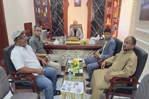 مدير عام مديرية سيئون يلتقي نقابة المهندسين اليمنيين بمحافظة حضرموت