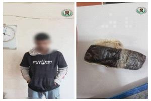 
 الحزام الأمني يضبط مروّج مخدرات في خورمكسر