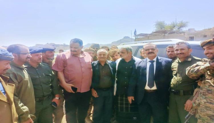 لجنة من وزارة الداخلية تطّلع على الأوضاع الأمنية بمحافظة الضالع 