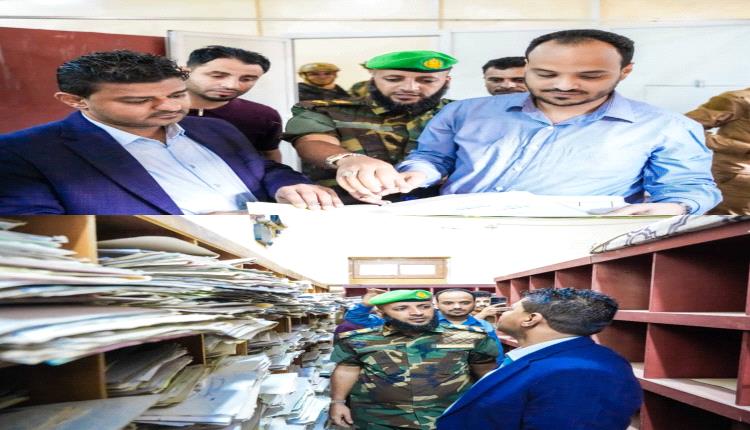 مأمور الشيخ عثمان وسام معاوية يثمن جهود وحدة التدخل في حماية الأراضي بعدن