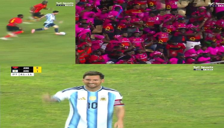 الأرجنتين ذهبت إلي قارة أفريقيا لمواجهة أنغولا، فإنظروا ماذا حدث عندما سجل العجيب ميسي هدف جنوني في مرمي أنجولا!!!