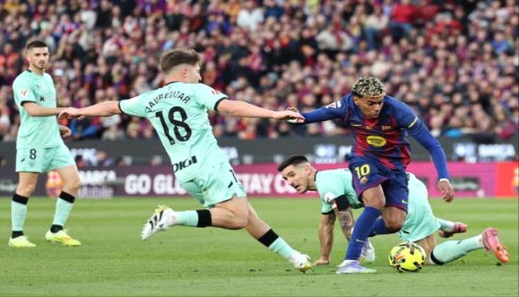 برشلونة يكتسح بلباو برباعية في الدوري الإسباني