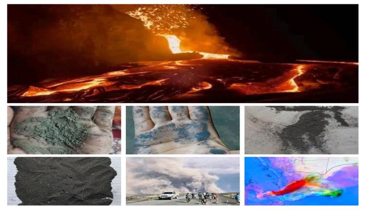 الذي يتساقط على 
مدينة تهامه و اب وأطرف من الضالع  
وبعض المناطق الساحلية اليمنية ما افزع السكان المحليين.