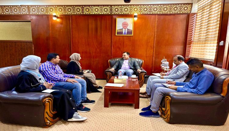 الوزير السقطري يبحث مع منظمة "يمن أيد" تدخلاتها في القطاع الزراعي