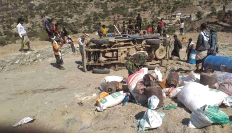 وفاة طفل وإصابة ثلاثة إثر انقلاب سيارة في القبيطة بلحج