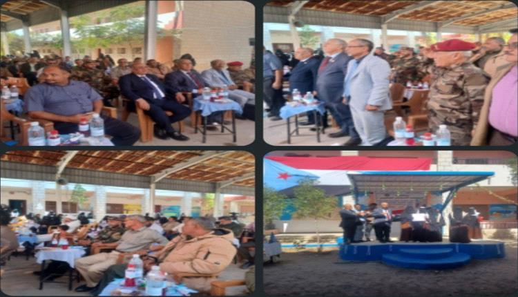 بحضور قيادات رفيعةبالمجلس الانتقالي ثانوية عائشه تحتفي بعيد الاستقلال الوطني 