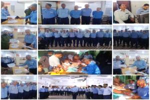 تكريم المبرزين من ضباط وأفراد وموظفي فرع الهجرة والجوازات بالعاصمة عدن
