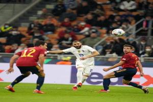 لمحة عبقرية ربما كانت أجمل وأهم وأغلى لمحات الحكومة كريم بنزيما مع المنتخب الفرنسي..