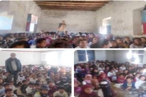 مدير إدارة التربية مديرية الضالع يتفقد مدرستي السيلاني المشاريح وخورة حجر الضالع 