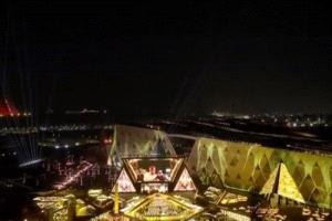 بتقنية الهولوجرام.. السيسي يشهد عرضًا مبهرًا لمركب الملك خوفو