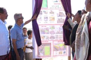 تدشين مشروع مجمع أكاديمية "الشرارة" الرياضي بالشحر
