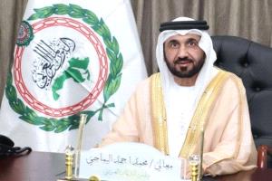 رئيس البرلمان العربي يدعو المجتمع الدولي لتحمل مسؤولياته الإنسانية تجاه الشعب الفلسطيني