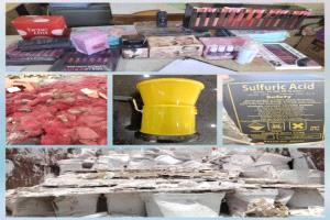 هيئة المواصفات والمقاييس ترفض وتتلف منتجات مخالفة