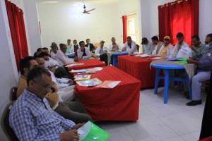 تدشين فعالية الدورة التدريبية التنشيطية لفرق الاستجابة السريعة بالضالع. 