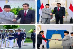 السفير سالم بلفقيه يسلم أوراق اعتماده سفير ومفوضا فوق العادة لليمن للرئيس الاندونيسي بجاكرتا 