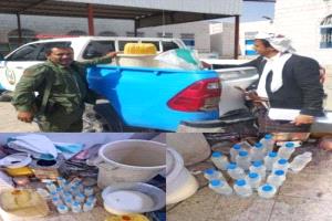 ضبط مصنع خمر محلي في مدينة عتق
