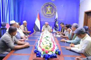 انتقالي وادي حضرموت يناقش الترتيبات لإقامة مطلع حافة القطن الـ25
