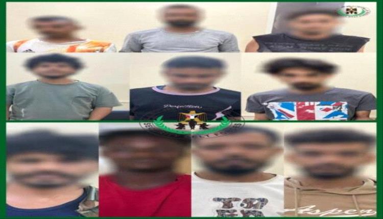 مكافحة المخدرات بقوات الحزام الأمني تضبط 11 متهماً في عدة قضايا بعدن
