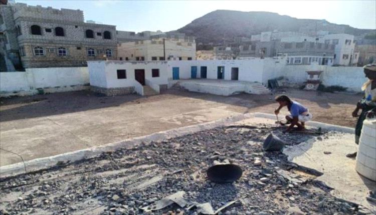 بدء الأعمال الإنشائية لمشروع إعادة تأهيل منشأة نادي نصر بروم الرياضي
