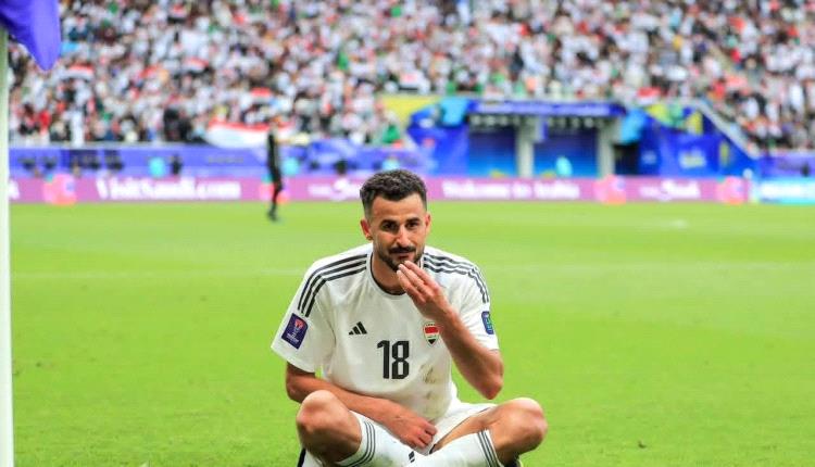 أيمن حسين مهاجم منتخب العراق العملاق