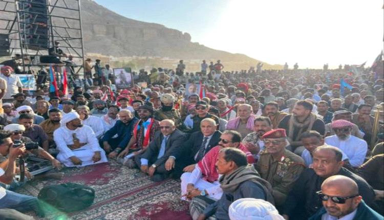 انطلاق المهرجان الجماهيري في شبام احتفالا بذكرى 14 أكتوبر