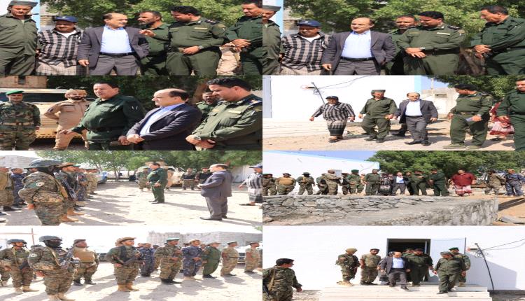 بعد الإنتهاء من تنفيذه | مدير عام دارسعد يدشن استلام مشروع بناء سجن شرطة بئر فضل