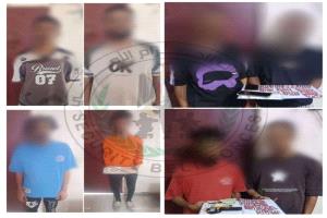 الحزام الأمني يقبض على 8 متهمين بحيازة الحشيش وبرجابلين