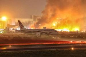 صحيفة: تعليق الرحلات بمطار داكا في بنجلادش بعد اندلاع حريق