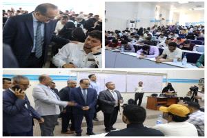 انطلاق امتحانات الكفاءة في دورتها الثالثة بحضور وزير الصحة ورئيس جامعة عدن