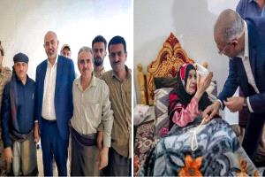 الرئيس الزُبيدي يزور القائد صلاح الشنفرة ويؤكد على وحدة الصف الجنوبي