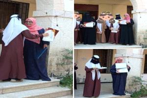 طالبات إذاعة "ثاني علمي" يكرمّن قيادات ومعلمات المدرسة