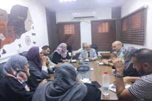 الوكيل الشبحي يعقد لقاءً بممثلي منظمة الصحة العالمية وصندوق الأمم المتحدة للسكان 
