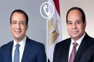 السيسي يدعو لنظيره الرئيس القبرصي للمشاركة في احتفالية اتفاق غزة