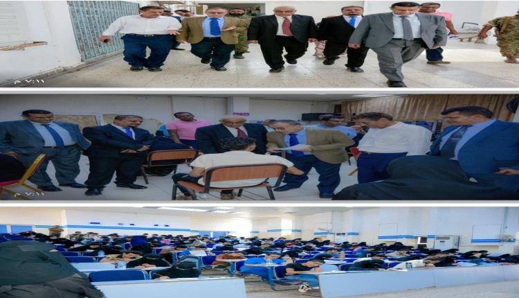 جامعة عدن تدشن امتحانات المفاضلة بكلية الطب والعلوم الصحية
