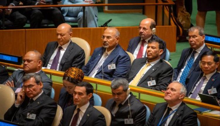 الرئيس الزُبيدي: نشارك باجتماعات الأمم المتحدة لإيصال صوت شعبن