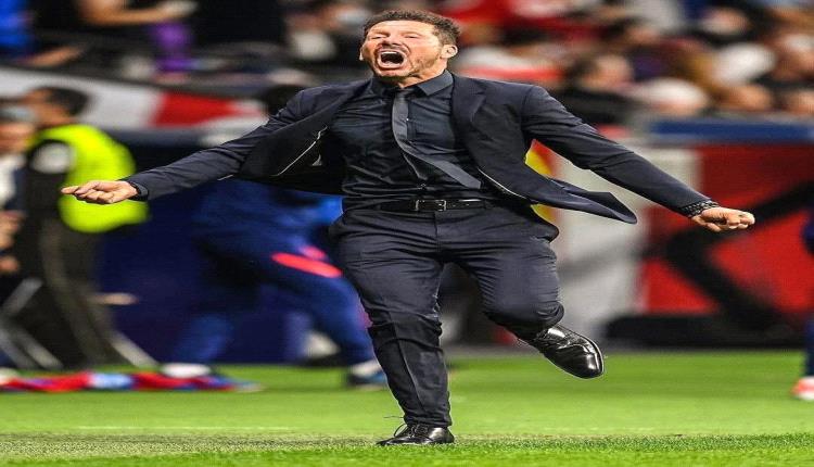 دييغو سيميوني..فرحة هستيرية عارمة كأنها لحظة تتويج بلقب كبير..